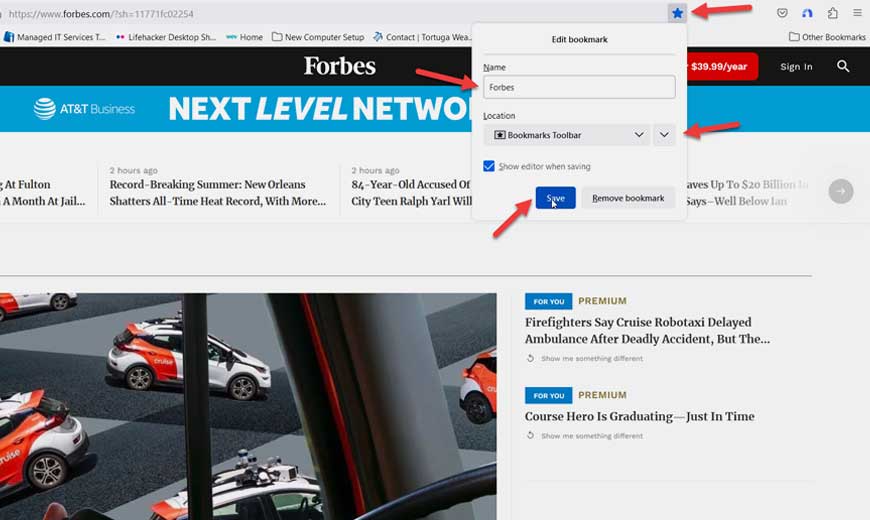 IT Security Tip: Bookmark the LEGITIMATE Websites You Frequently Visit - iTechCare247